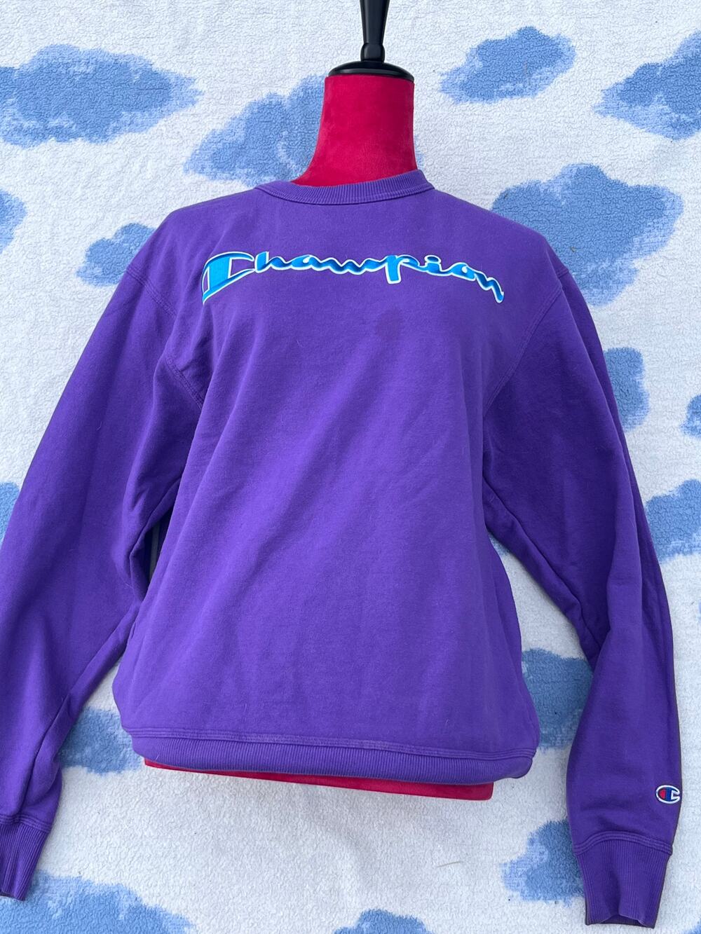 Purple Champion crewneck